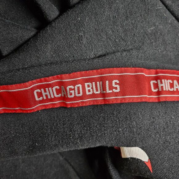 Black Cropped Hoodie with Red Logo - Picture 3 of 7